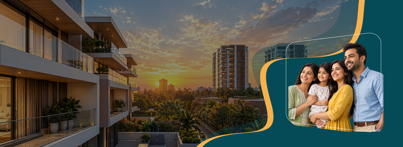 Indian Real Estate High-Rise Modern Apartments